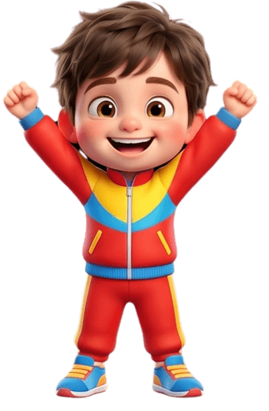 SpaceKids promo mascot
