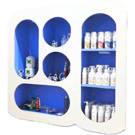 Maskit baby care product shelf